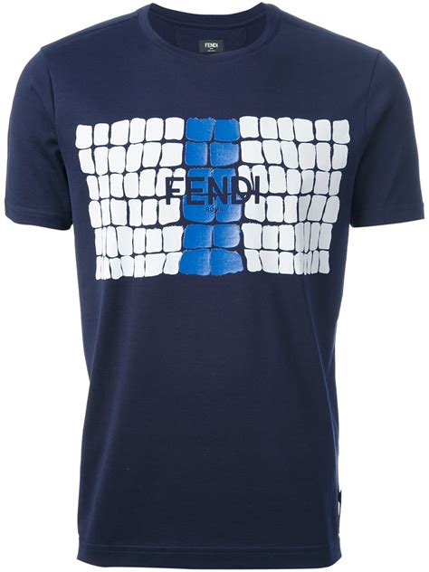 mens fendi shirt replica|fendi blue t shirts.